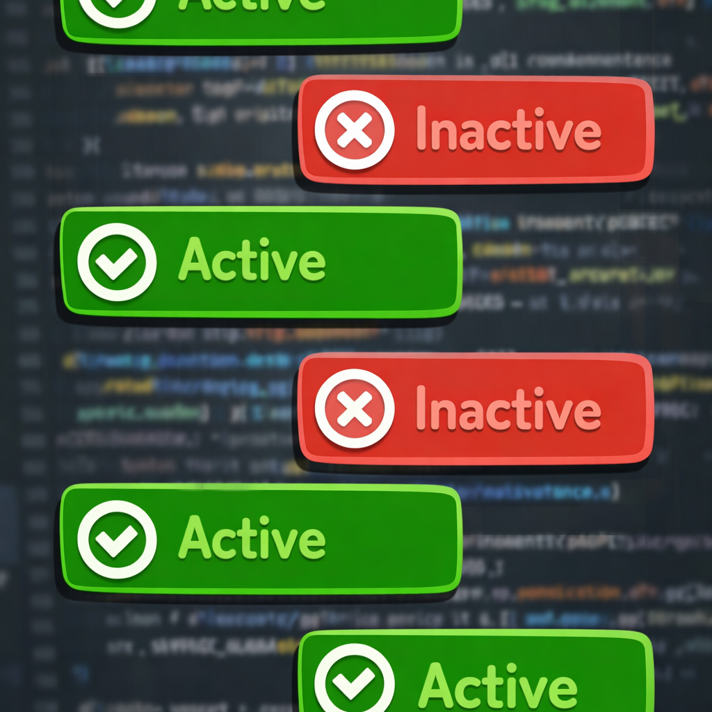 active, in-active member